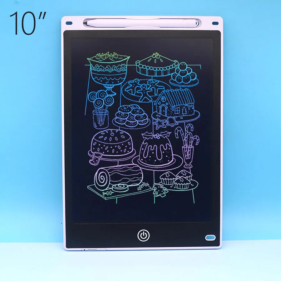 LCD Writing Tablet for Kids – 10” or 12” Reusable Drawing & Handwriting Board