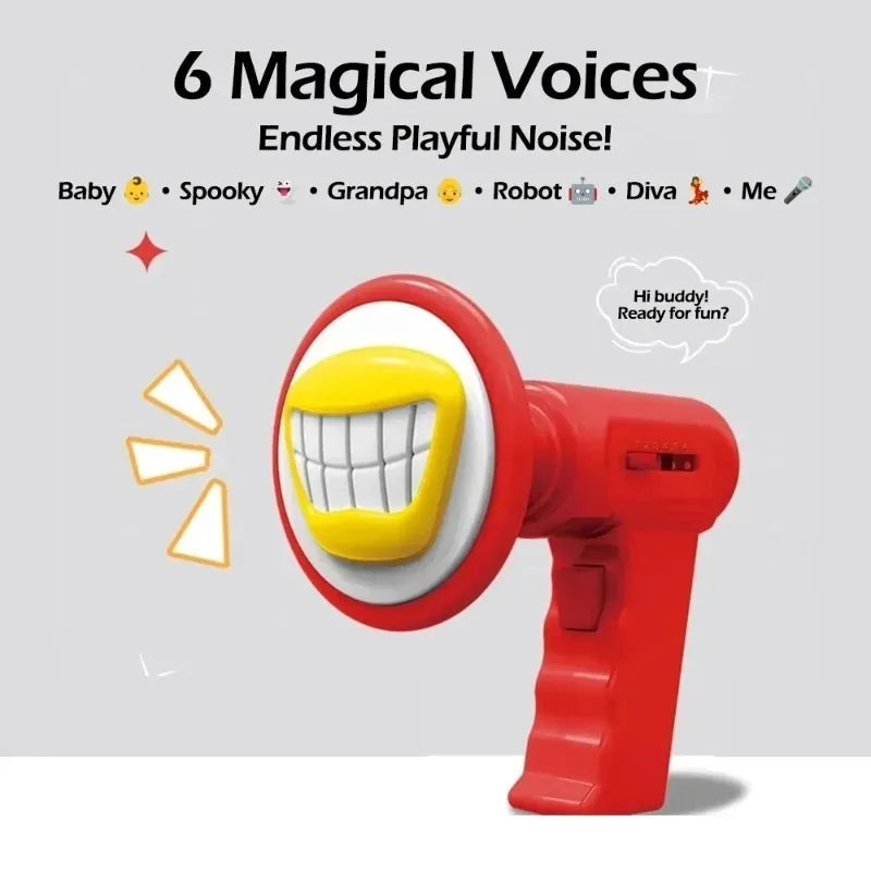 Kids Voice Changer Toy – Handheld Amplifier with 6 Funny Sound Effects