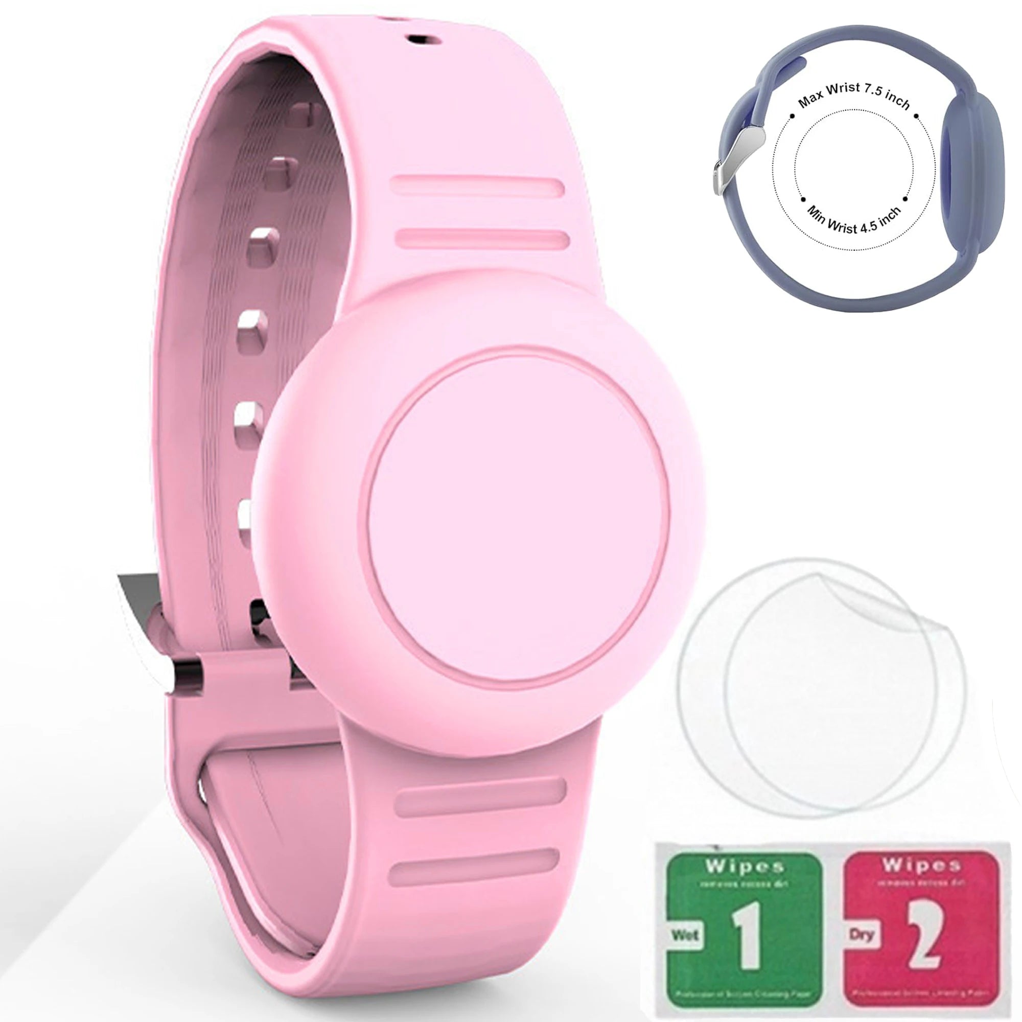 AirTag Bracelet & Necklace for Kids – Cute Cartoon Design, Secure & Comfortable Tracker Holder