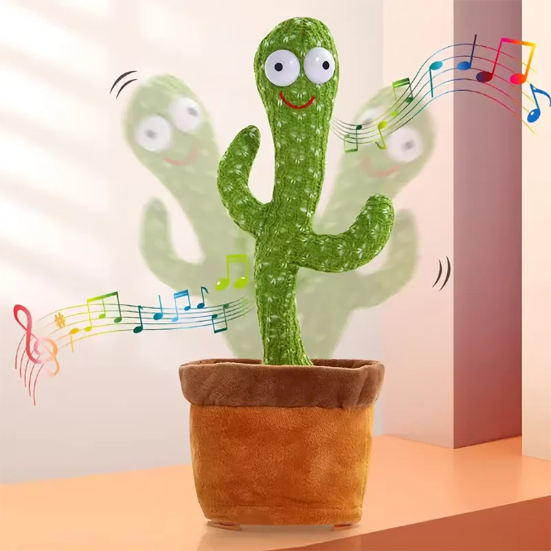 Dancing & Talking Cactus Plush Toy – Fun Musical Gift for Kids