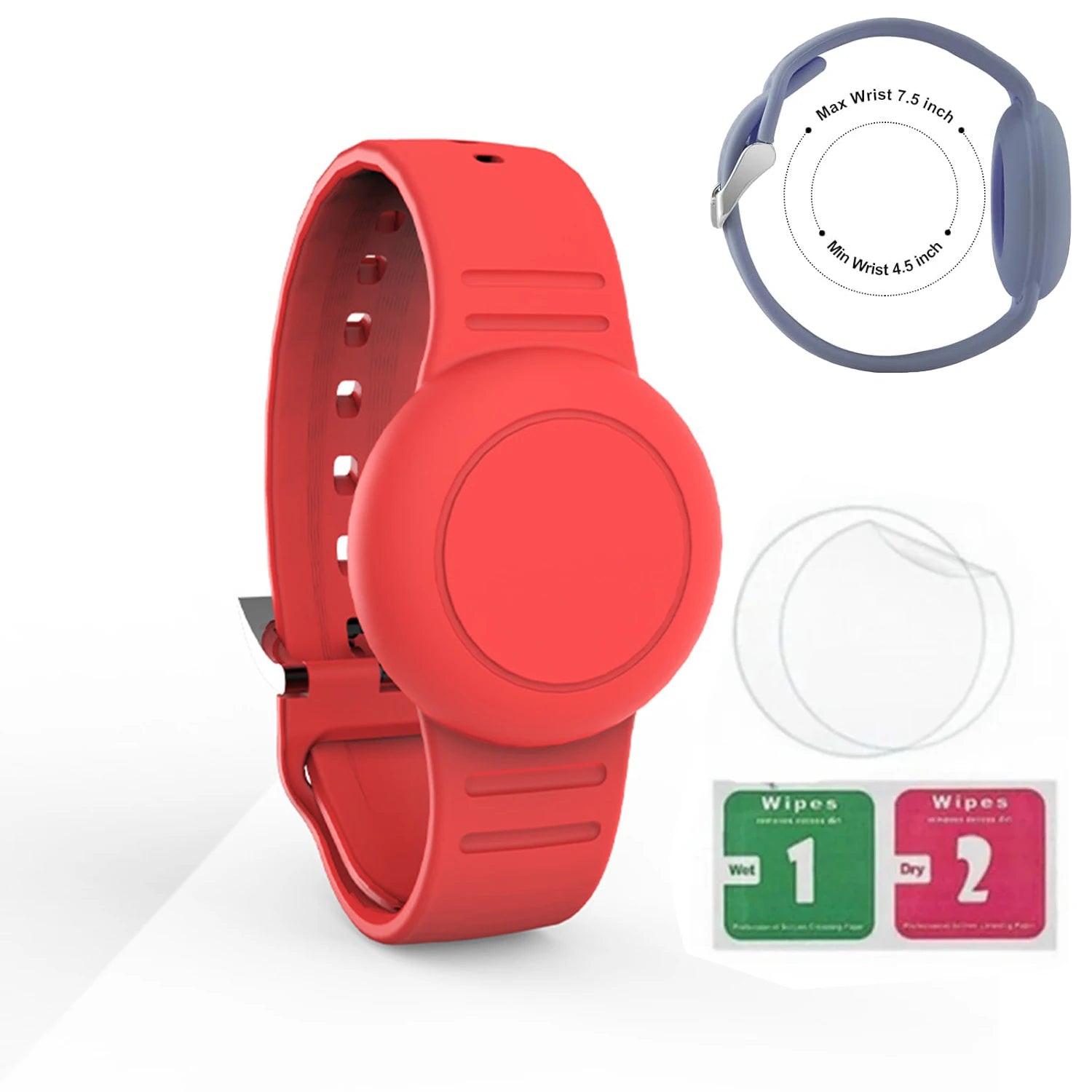 AirTag Bracelet & Necklace for Kids – Cute Cartoon Design, Secure & Comfortable Tracker Holder