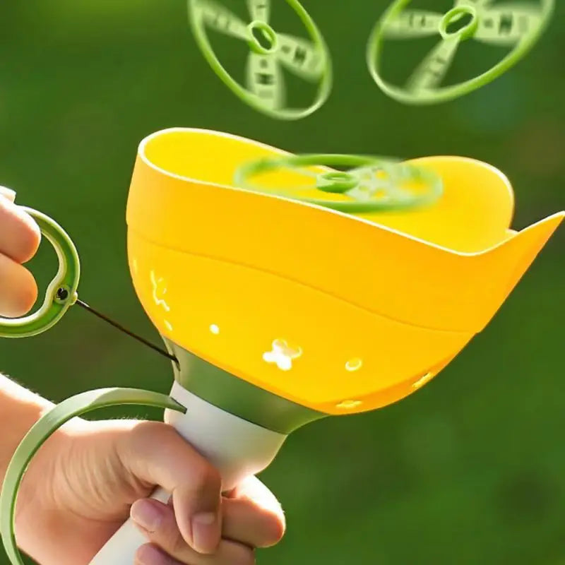 Flying Saucer Disc Launcher – UFO Throw & Catch Outdoor Game for Kids