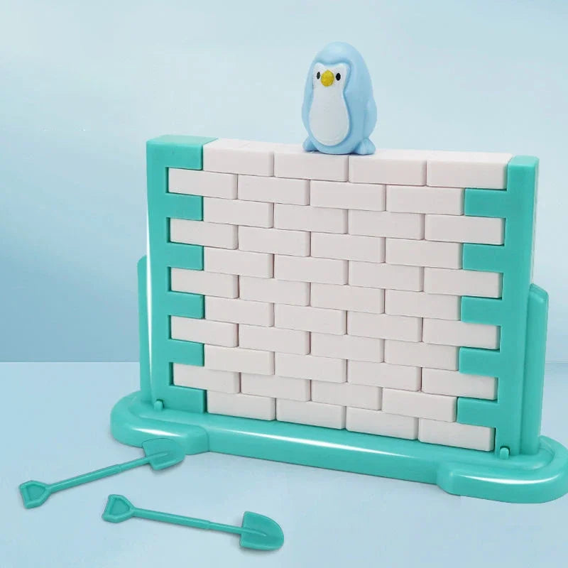 Penguin Wall-Breaking Game – Interactive Educational Block Toy for Kids