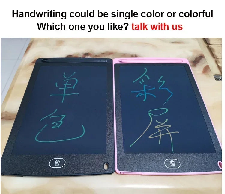 LCD Writing Tablet for Kids – Reusable Drawing & Learning Board