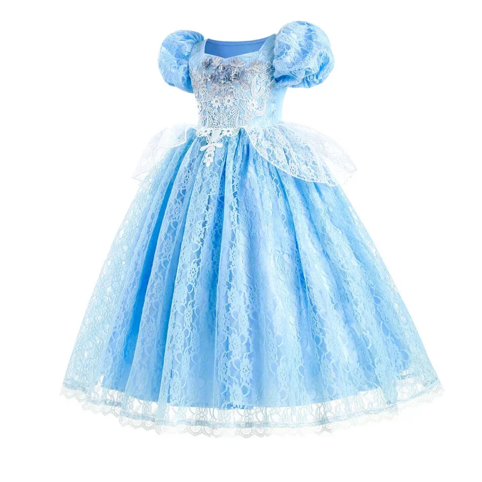 Cinderella Princess Dress for Girls – Party, Cosplay & Birthday Costume
