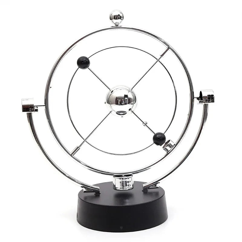 Celestial Orbital Desk Ornament – Galaxy Perpetual Motion Kinetic Sculpture
