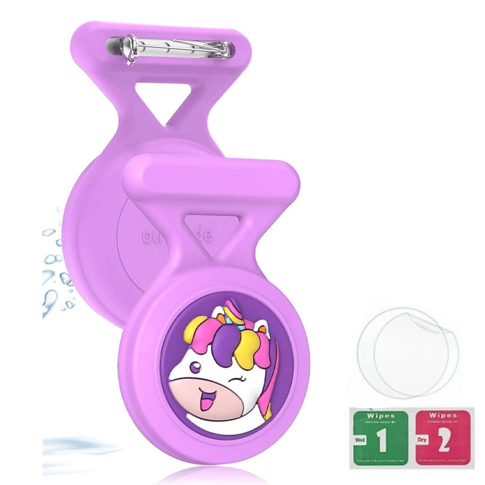 AirTag Bracelet & Necklace for Kids – Cute Cartoon Design, Secure & Comfortable Tracker Holder