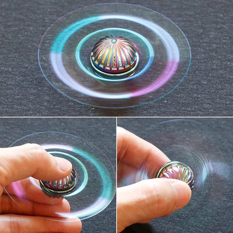 EDC Metal Gyroscope Fidget Spinner – Stress Relief Toy for Kids & Adults