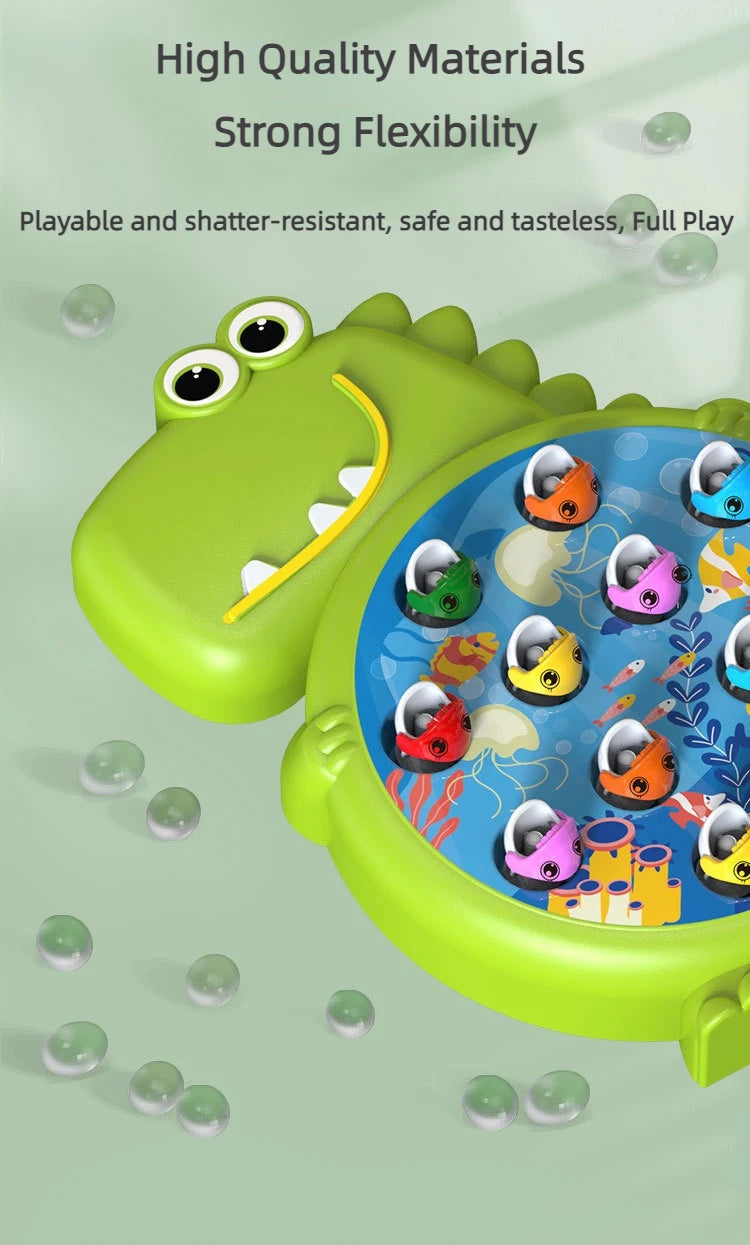 Magnetic Dinosaur Fishing Game for Kids