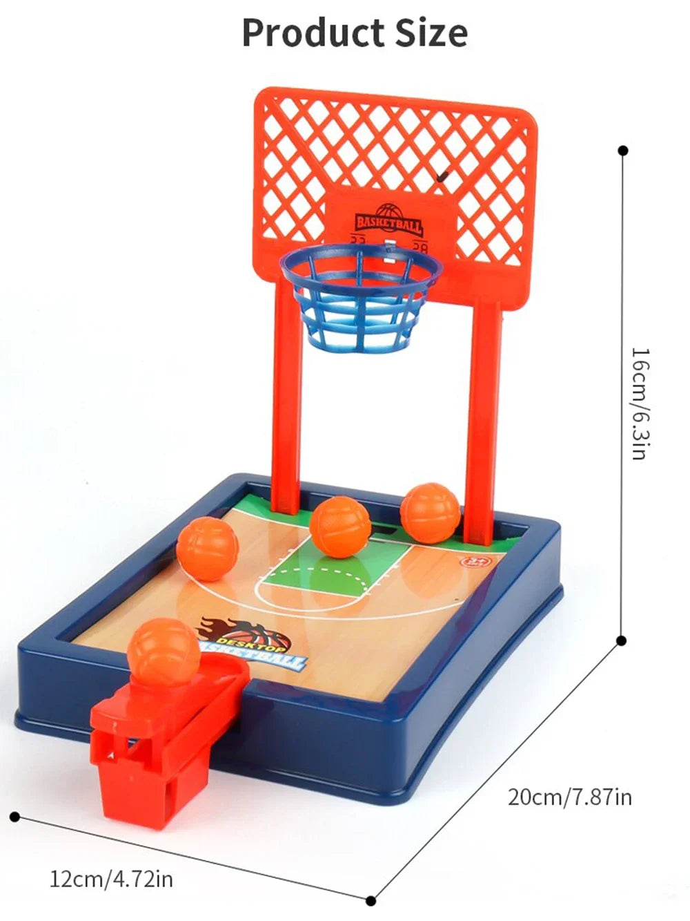 Mini Desktop Basketball Game – Portable Travel Toy for Office, Home & Parties