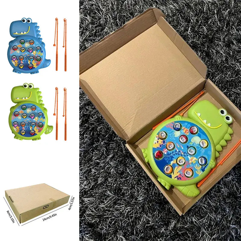 Magnetic Dinosaur Fishing Game for Kids