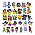 41-Piece Dragon Ball Shoe Charms Set – Fun Cartoon Clog Decorations
