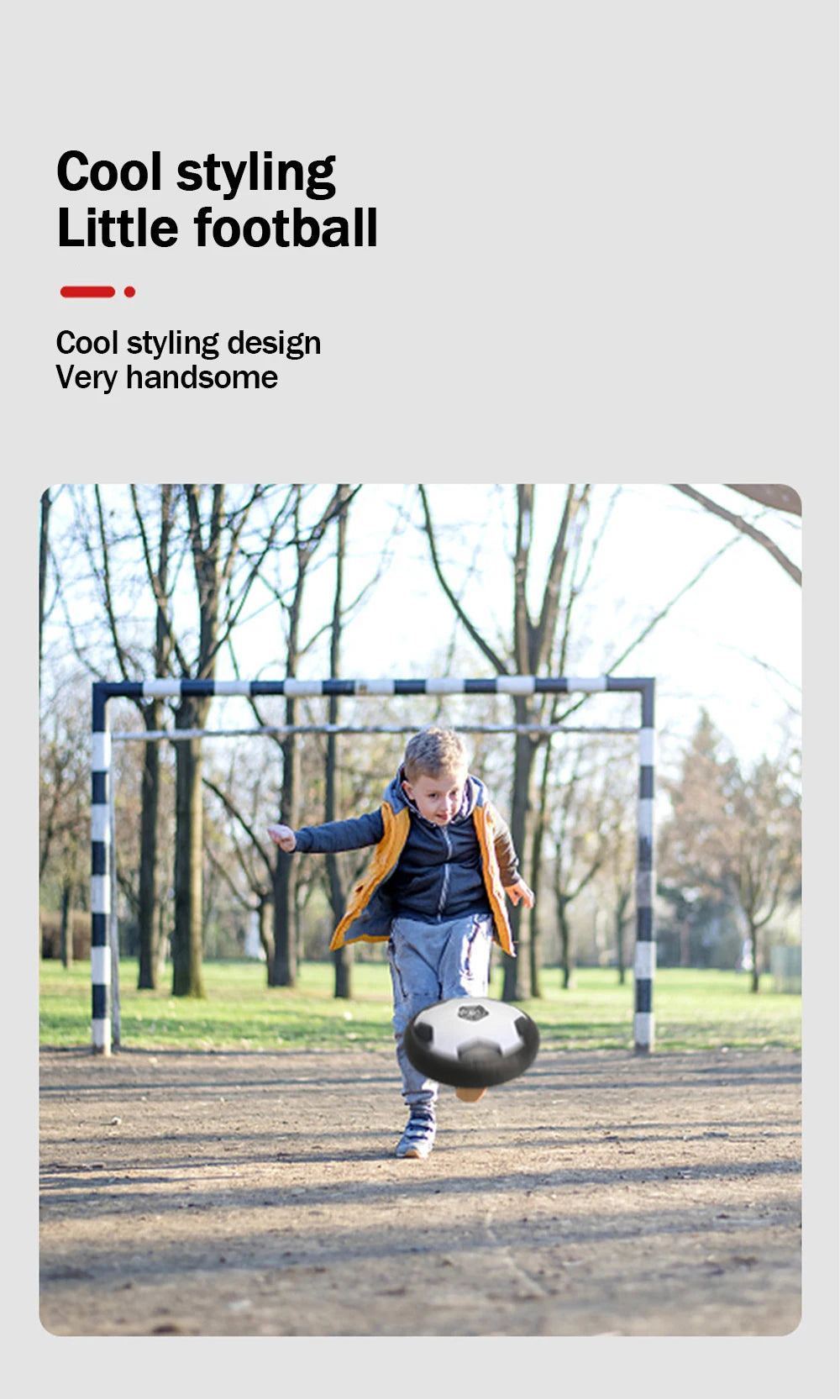 Electric Hover Soccer Ball with LED Lights – Indoor Floating Soccer Toy