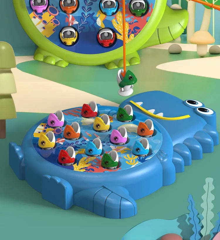 Magnetic Dinosaur Fishing Game for Kids