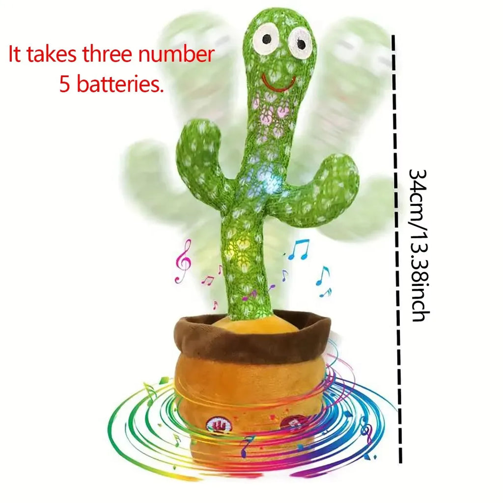 Dancing & Talking Cactus Plush Toy – Fun Musical Gift for Kids