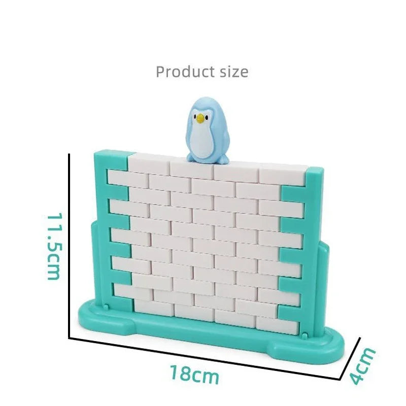 Penguin Wall-Breaking Game – Interactive Educational Block Toy for Kids