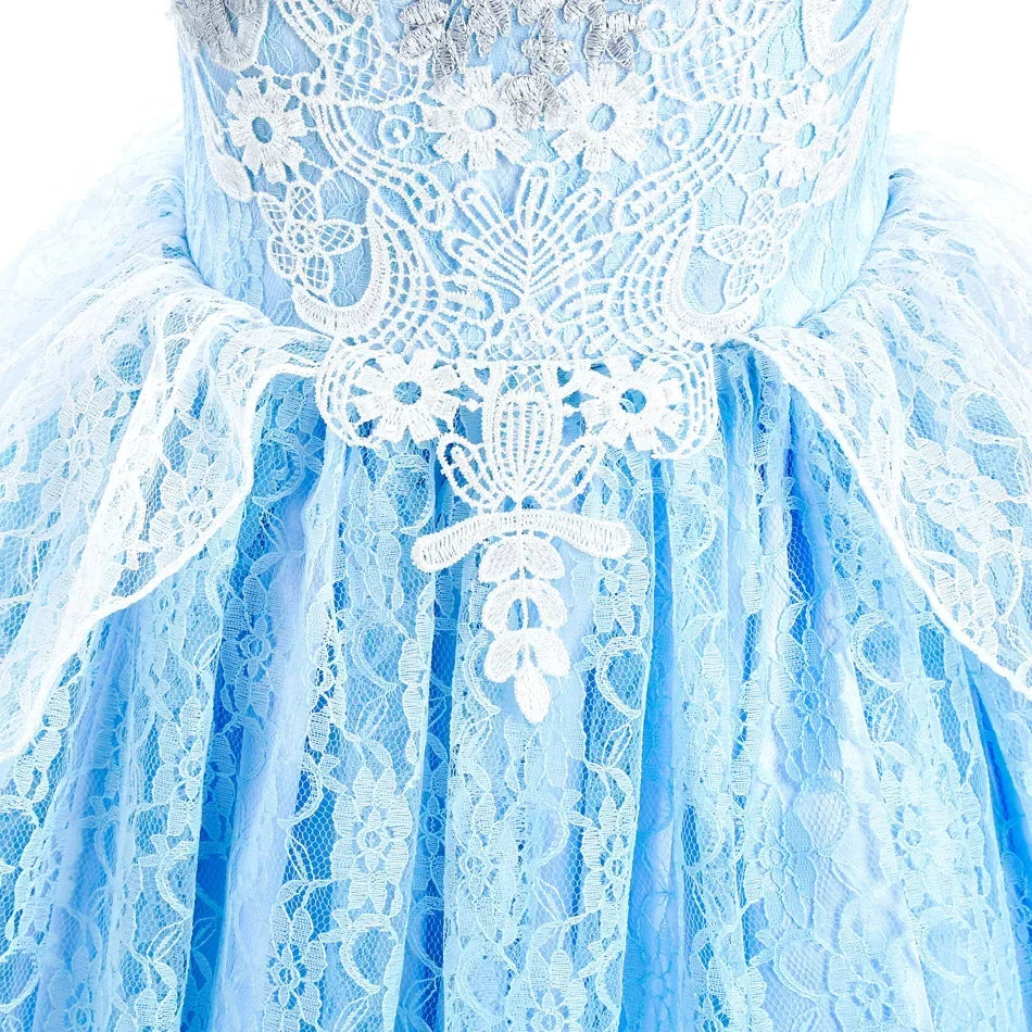 Cinderella Princess Dress for Girls – Party, Cosplay & Birthday Costume