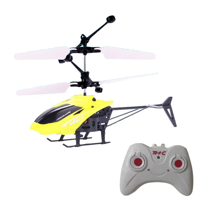 Rechargeable Mini RC Drone Helicopter – Safe & Fall-Resistant Toy for Kids