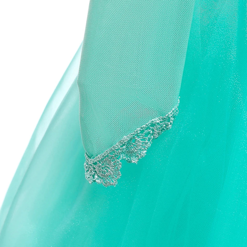 Girls’ Mermaid Princess Dress – Ariel-Inspired Costume Gown for Parties & Cosplay