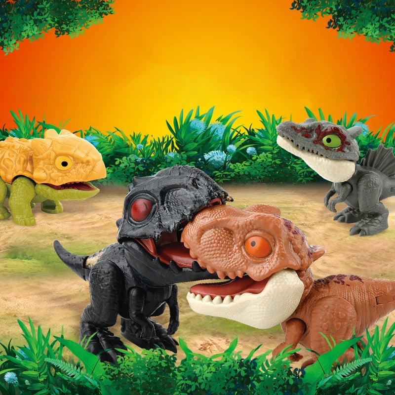 Mini Finger-Biting Dinosaur Toy – Interactive T-Rex Model for Kids
