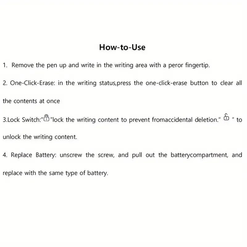LCD Writing Tablet for Kids – Reusable Drawing & Learning Board