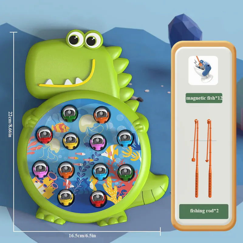 Magnetic Dinosaur Fishing Game for Kids