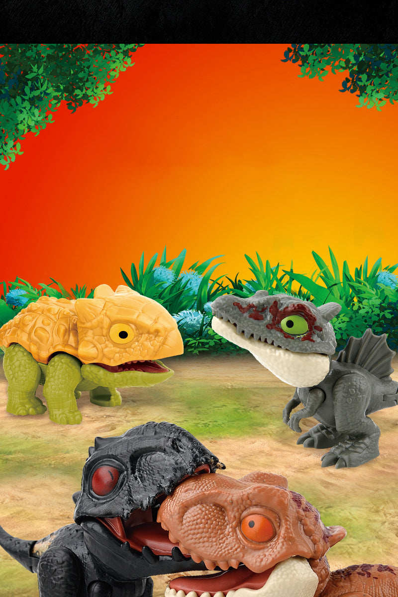 Mini Finger-Biting Dinosaur Toy – Interactive T-Rex Model for Kids