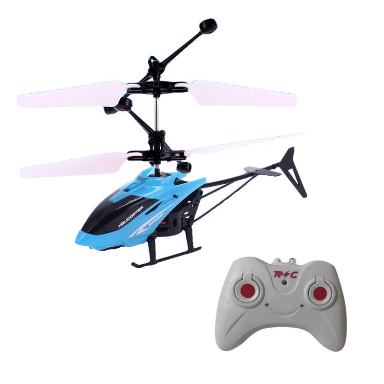 Rechargeable Mini RC Drone Helicopter – Safe & Fall-Resistant Toy for Kids