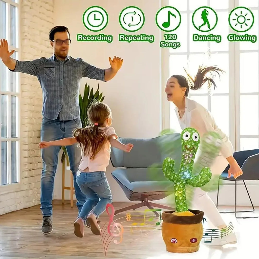 Dancing & Talking Cactus Plush Toy – Fun Musical Gift for Kids