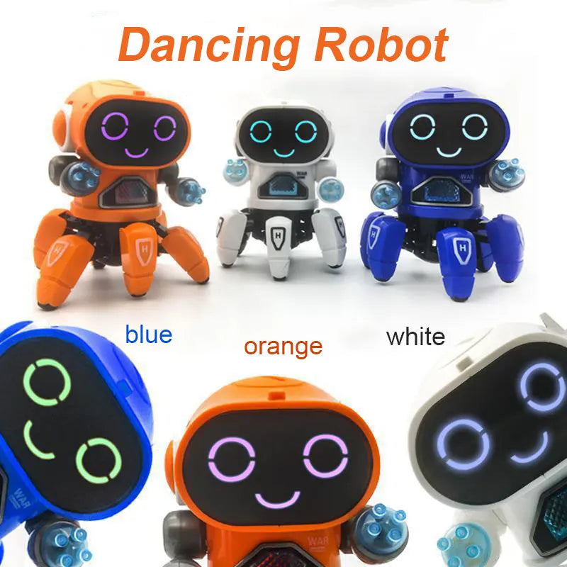 Dancing Music Robot Toy – 6-Claw Octopus Spider Robot with Lights & Sound