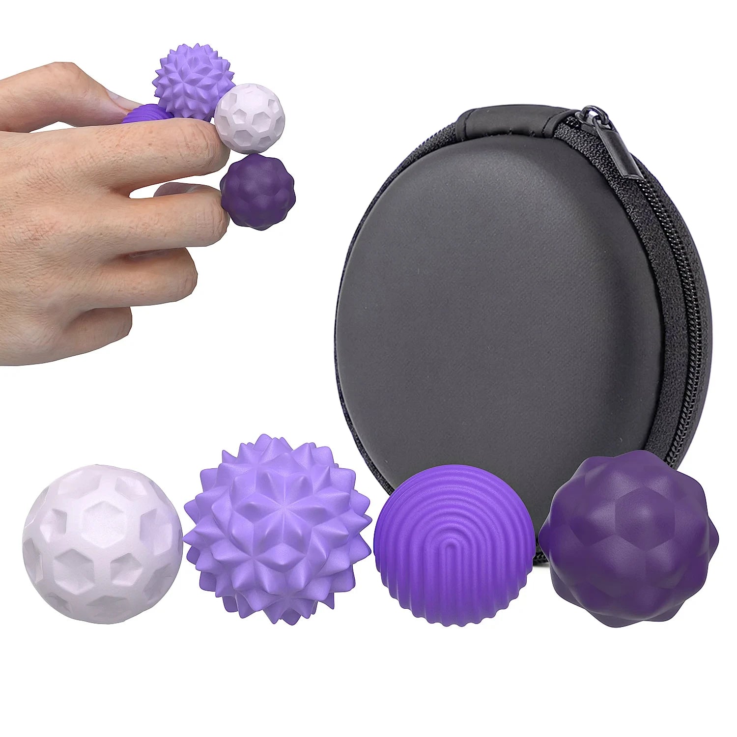 Magnetic Silicone Sensory Balls – Stress Relief Fidget Toy for Kids & Adults