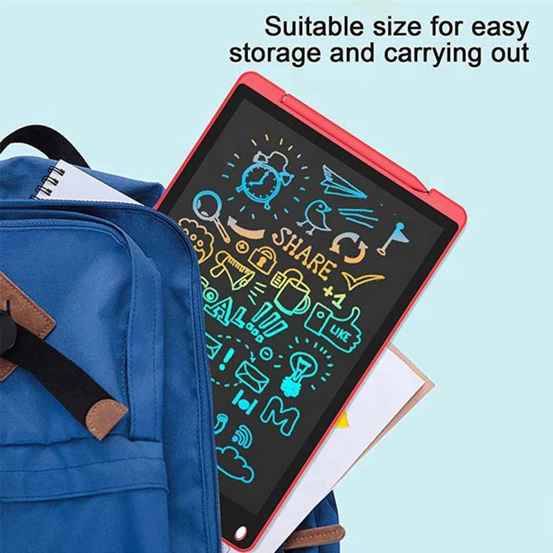 LCD Writing Tablet for Kids – 10” or 12” Reusable Drawing & Handwriting Board