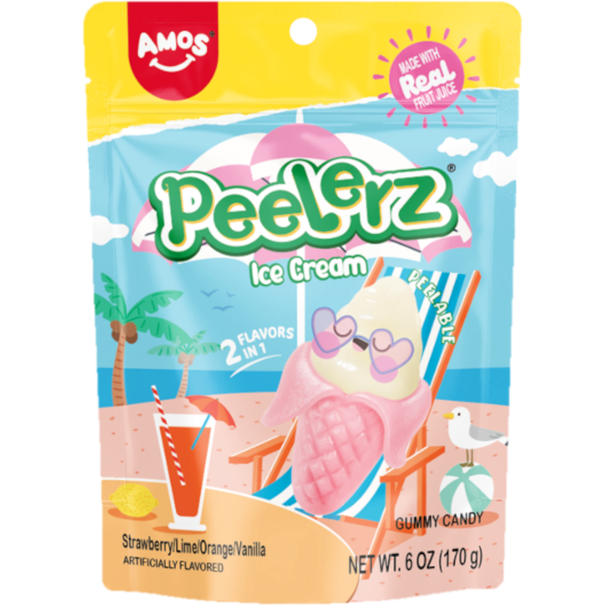 Amos Peelerz Ice Cream 6 oz